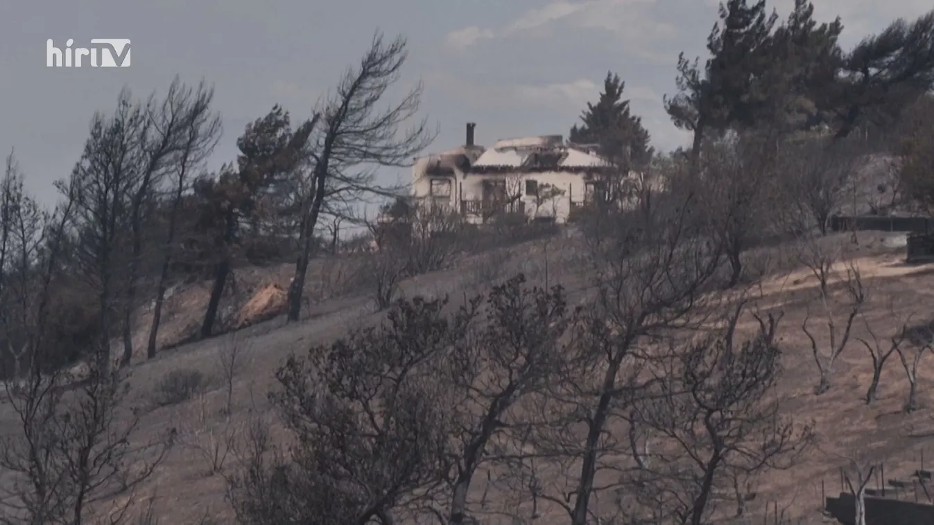 Tűzvész Görögországban