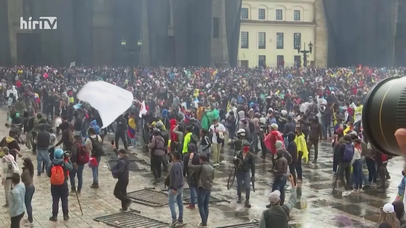 Folytatódtak a tüntetések Kolumbiában