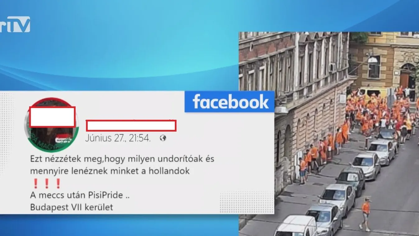 Több tucat holland szurkoló vizelt le egy műemlék épületet Budapesten