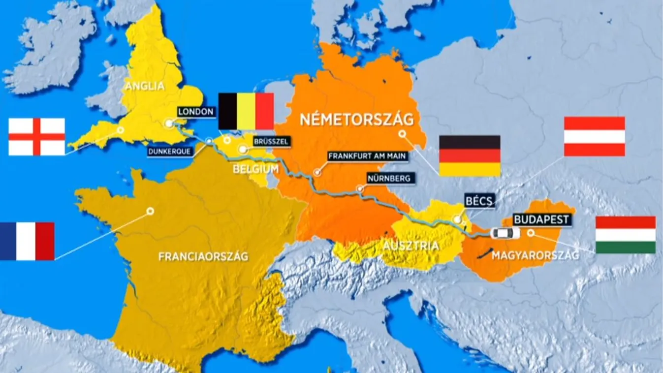 Európai híradó: Heckenast László on the road