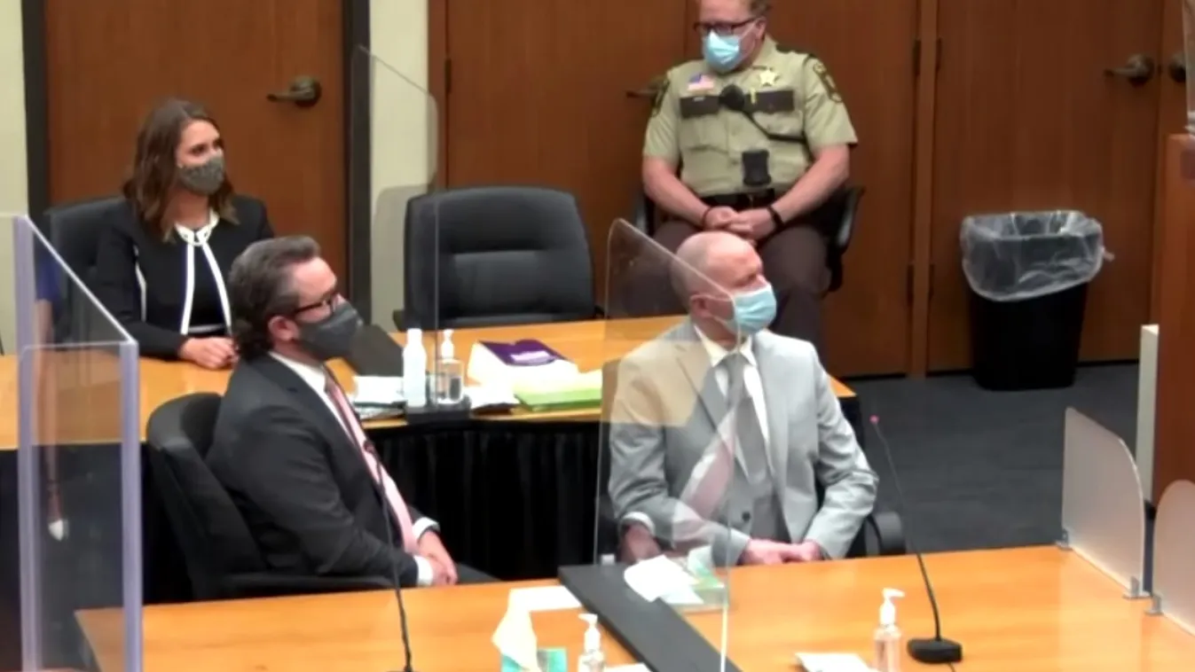 George Floyd-ügy - huszonkét és fél évi börtönre ítélte a bíróság Derek Chauvint