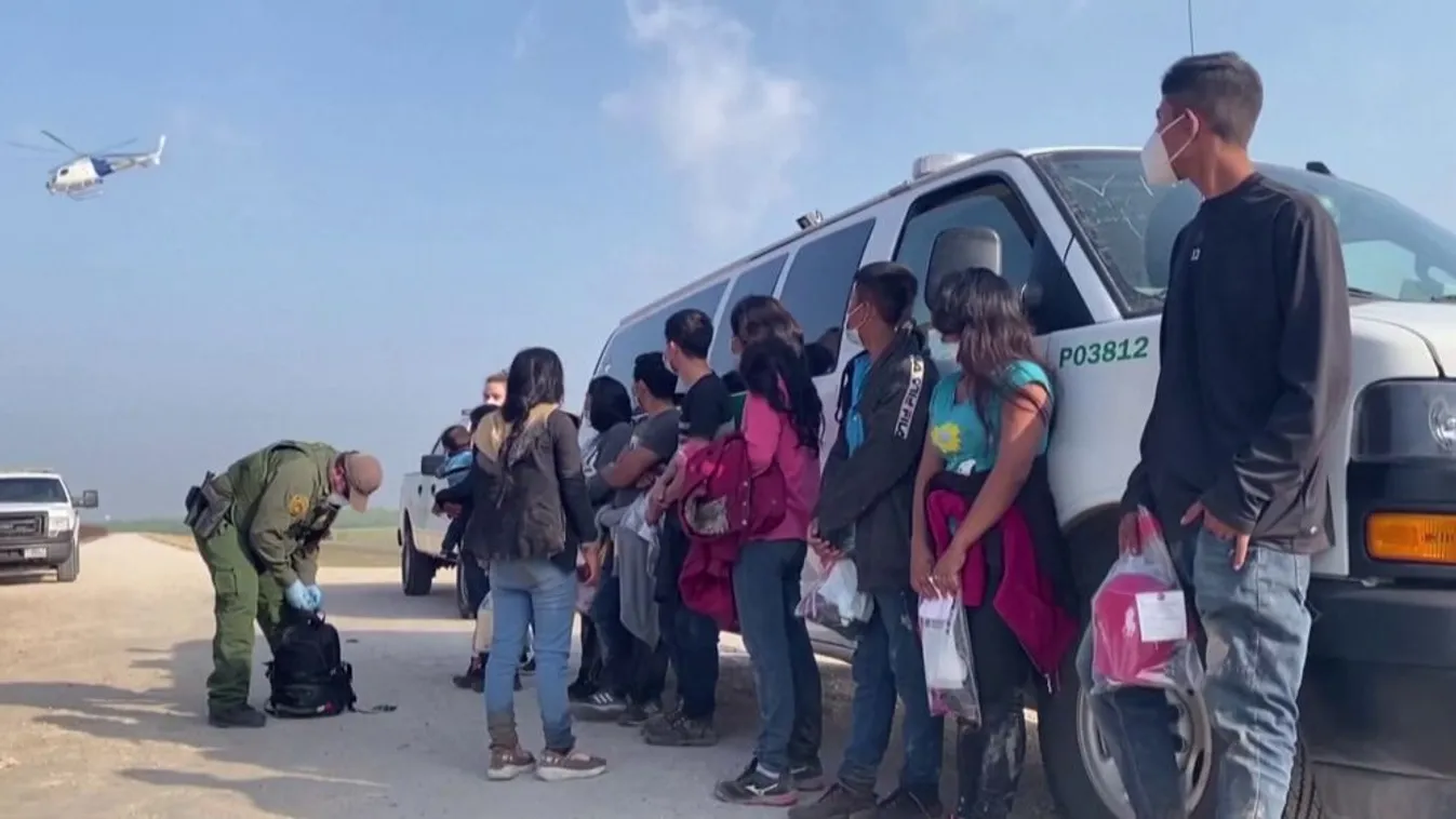 Májusban 180 ezer illegális migráns lépte át az amerikai-mexikói határt