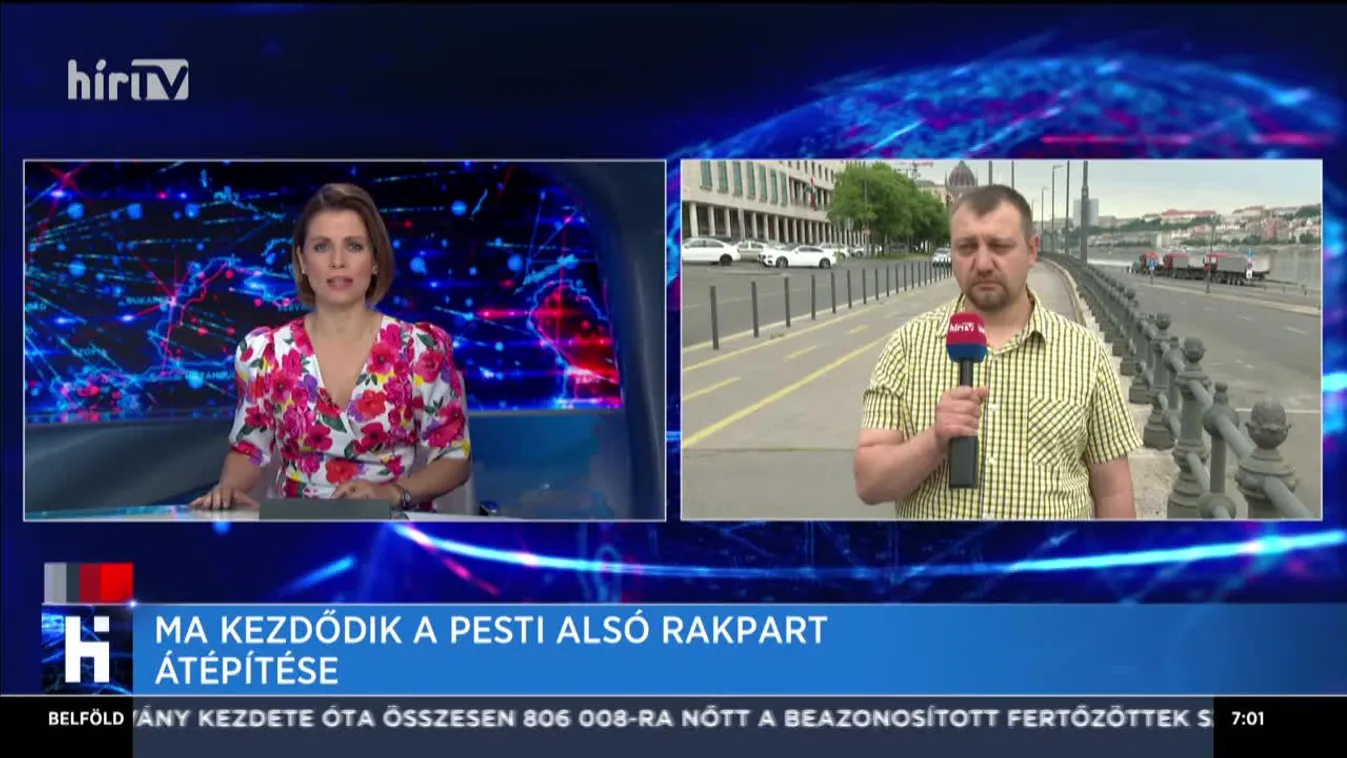Ma kezdődik a pesti alsó rakpart átépítése