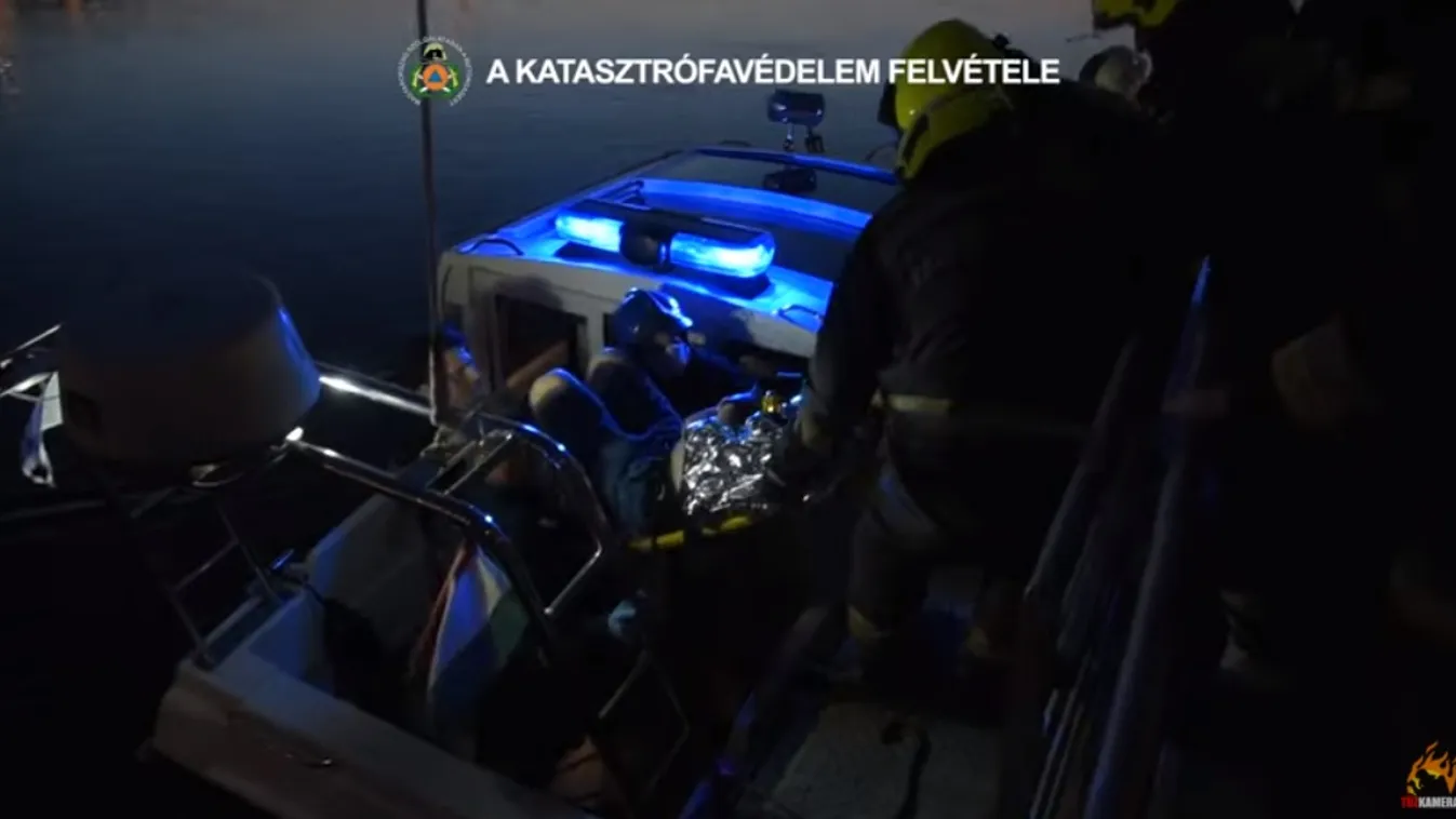 Videó - Dunába zuhant embert kellett kimenteni