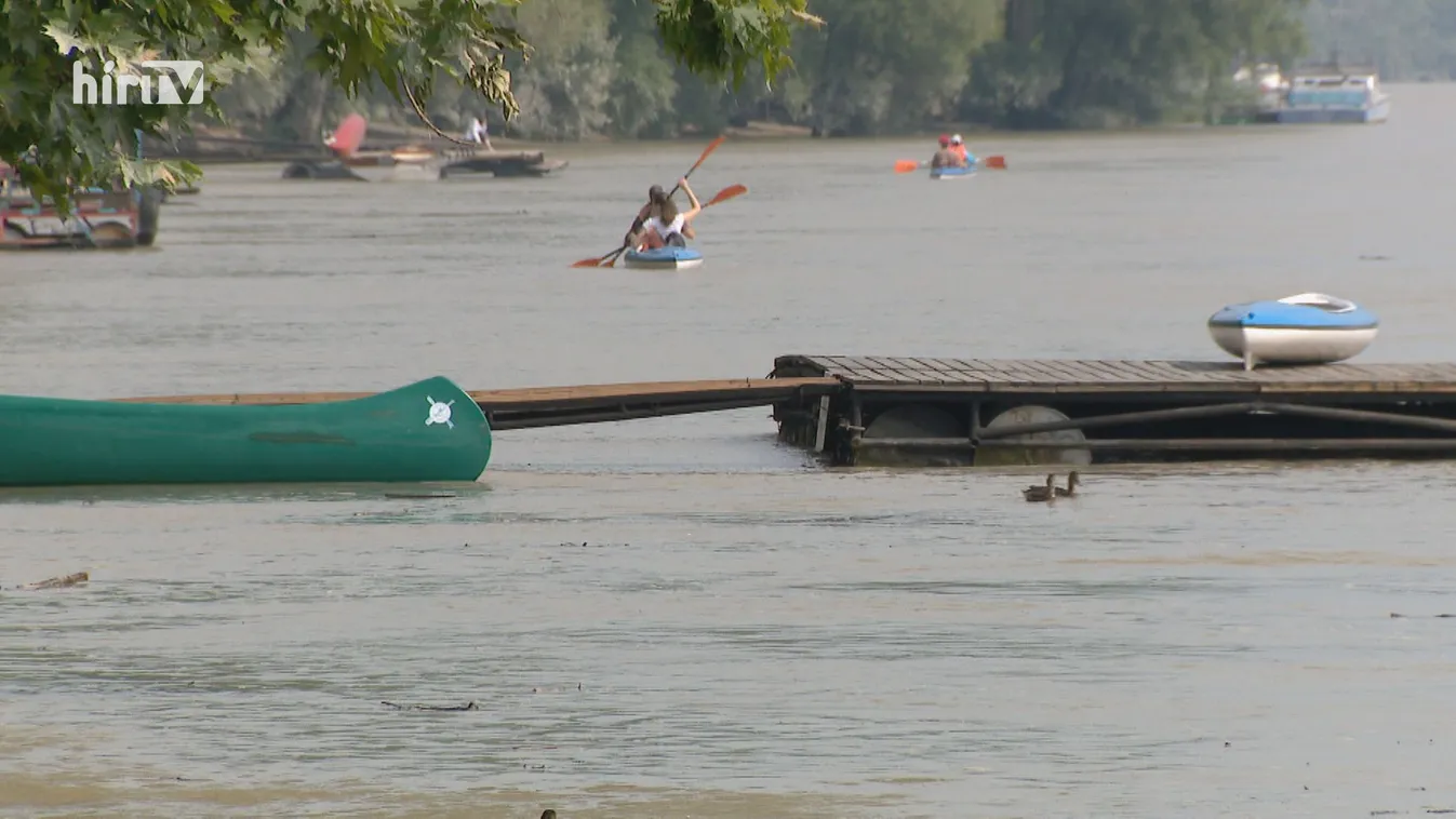 Nem okozott problémát a Dunán levonuló árhullám