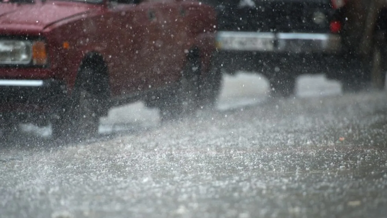 Nagy mennyiségű esővíz zúdult le Győrre