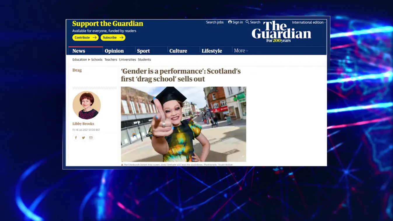 Skóciában nyári táborban propagálják a női öltözködést és sminket a kiskorú fiúknak