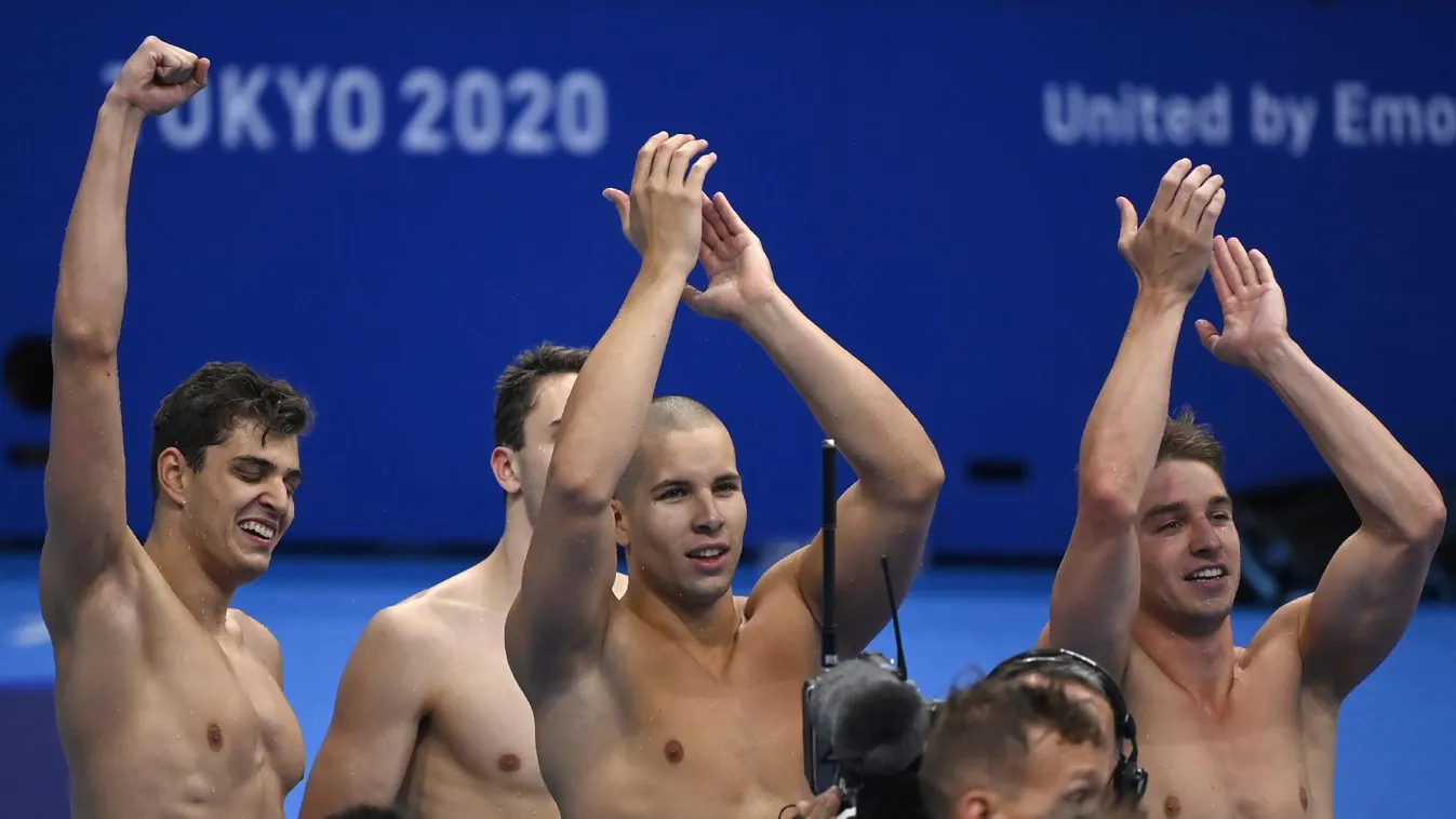 Tokió 2020 - Ötödik a 4x100 méteres férfi gyorsváltónk
