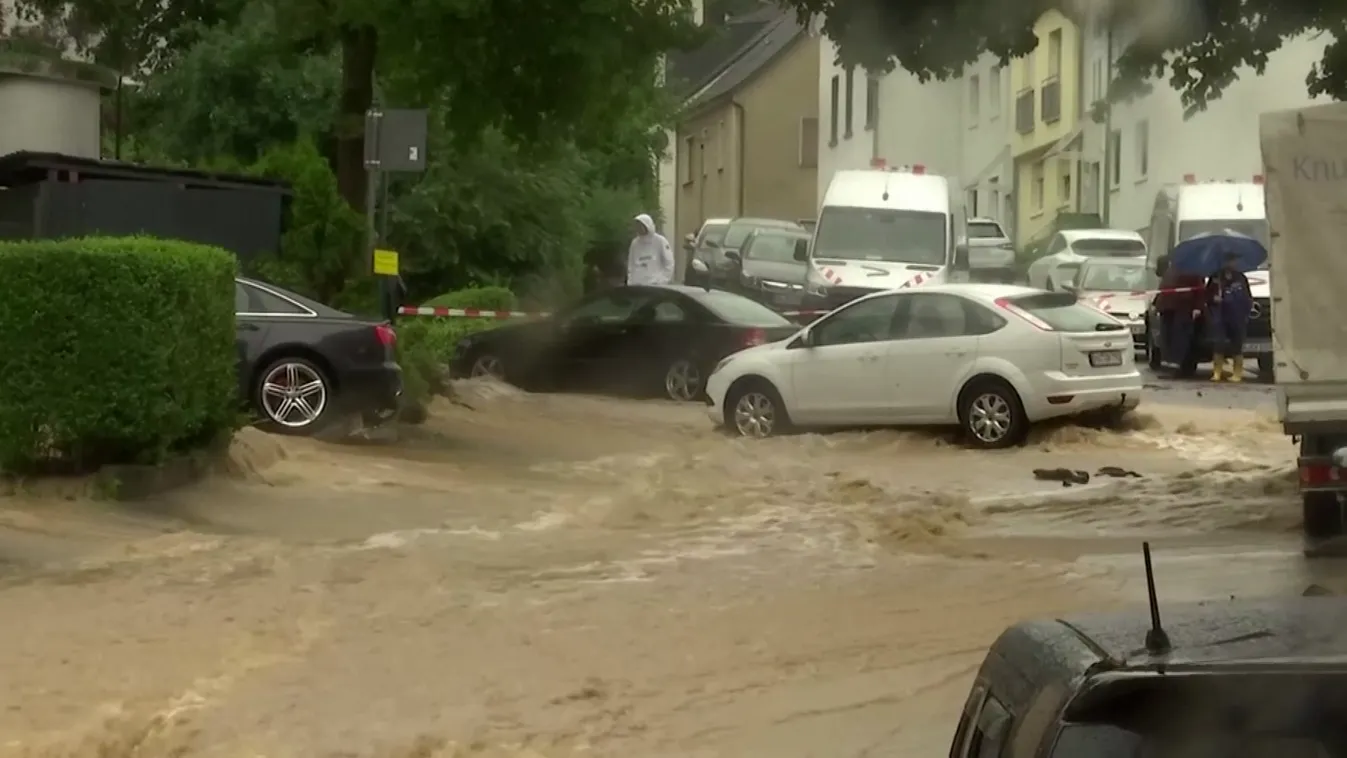 Több ház összeomlott Németországban, sokan eltűntek