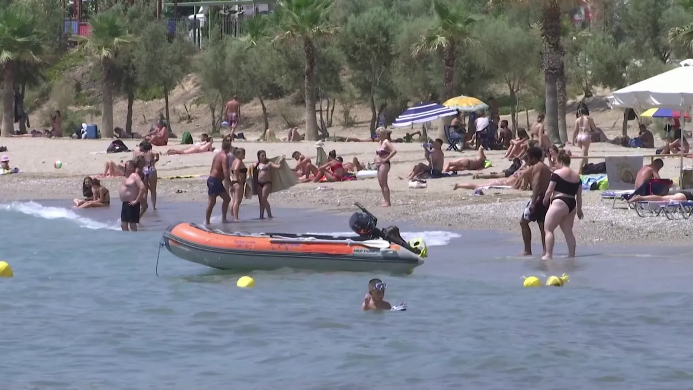 Perzselő hőhullám Görögországban