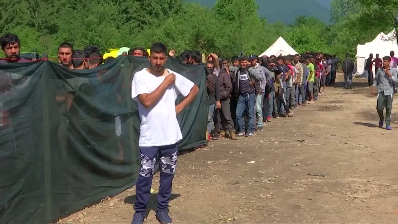 Egyre több az afgán a déli határnál feltorlódott migránsok között