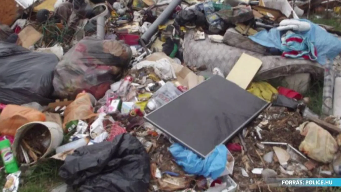 Nem akart szemétdíjat fizetni, a telkén gyűjtötte a hulladékot