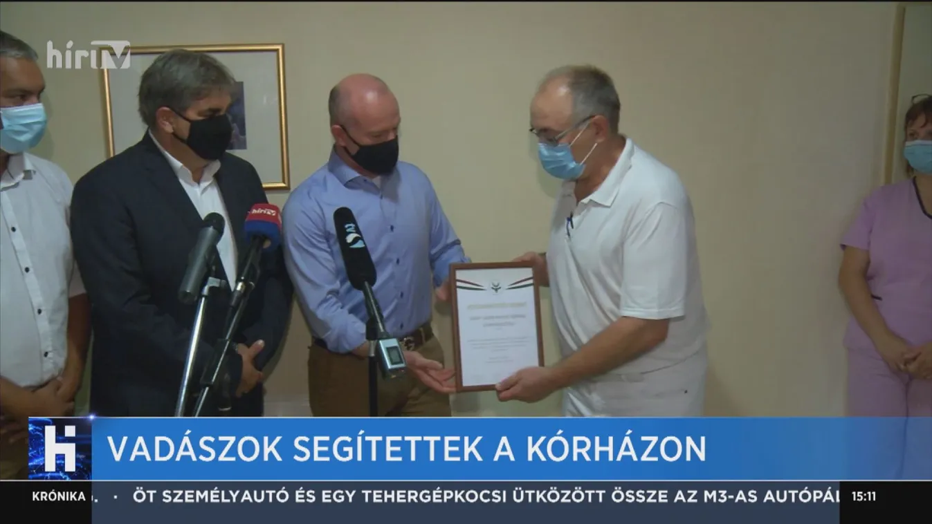 Vadászok segítettek a kórházon