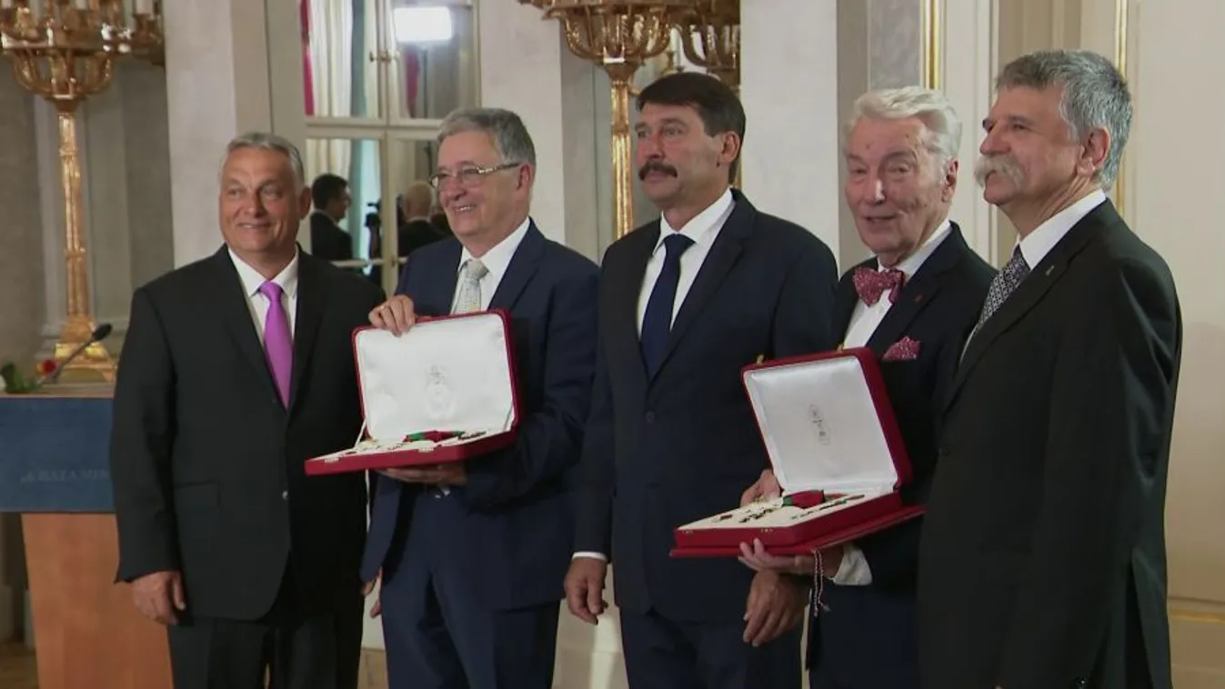 Áder János: A Szent István Rend nemzeti elismerésünk legrangosabb kifejezője