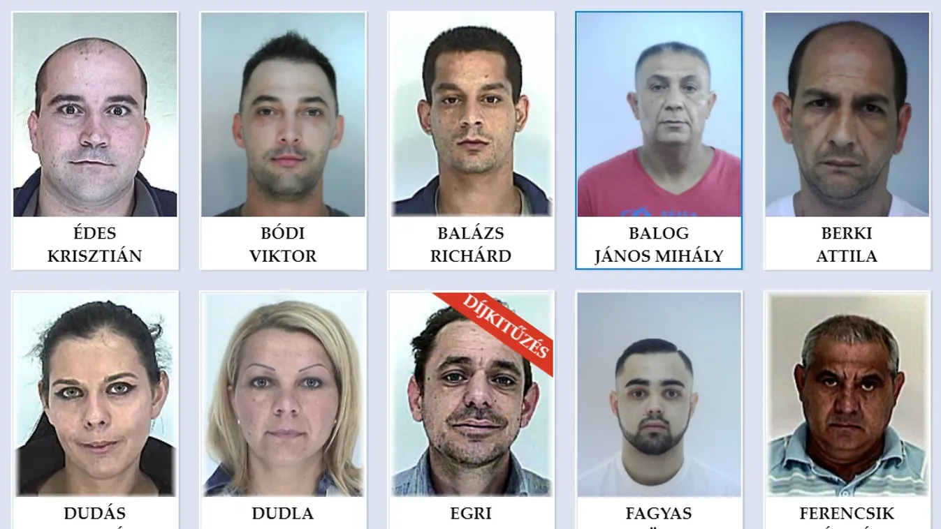 Körözési toplista