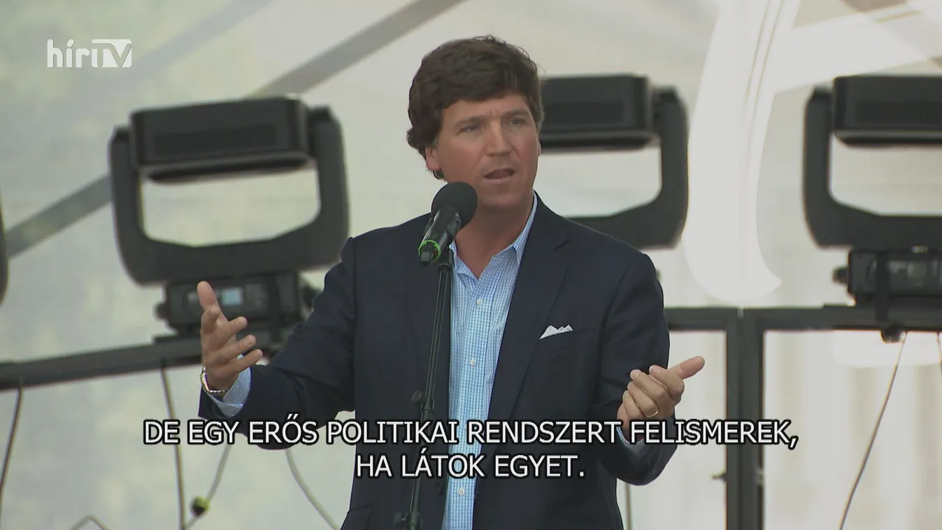 Tucker Carlson előadása az MCC Feszten