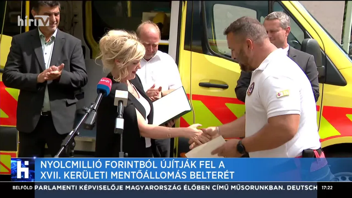 Nyolcmillió forintból újítják fel a XVII. kerületi mentőállomás belterét