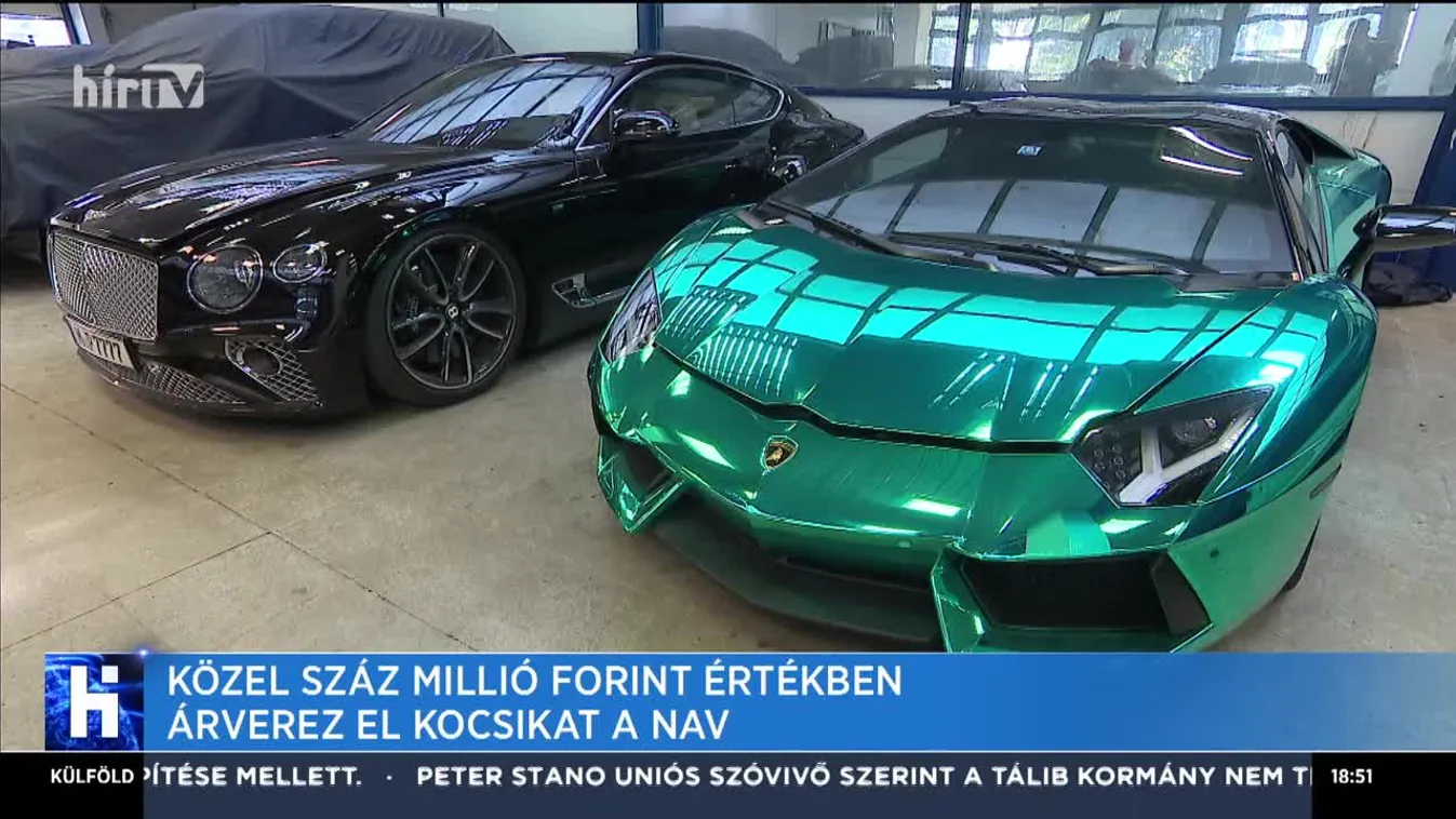 Közel száz millió forint értékben árverez el kocsikat a NAV