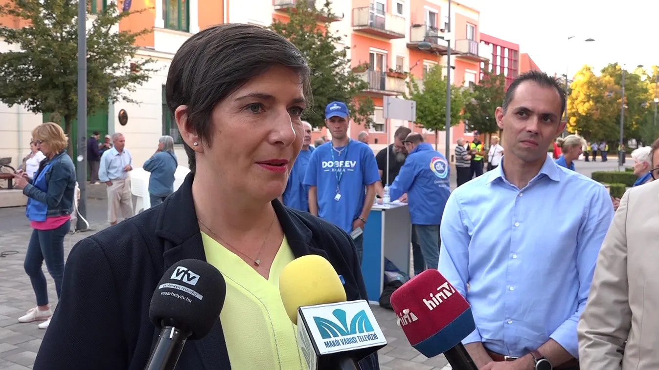 Férje pozitív koronavírus tesztje után is folytatja az országjárást Dobrev Klára