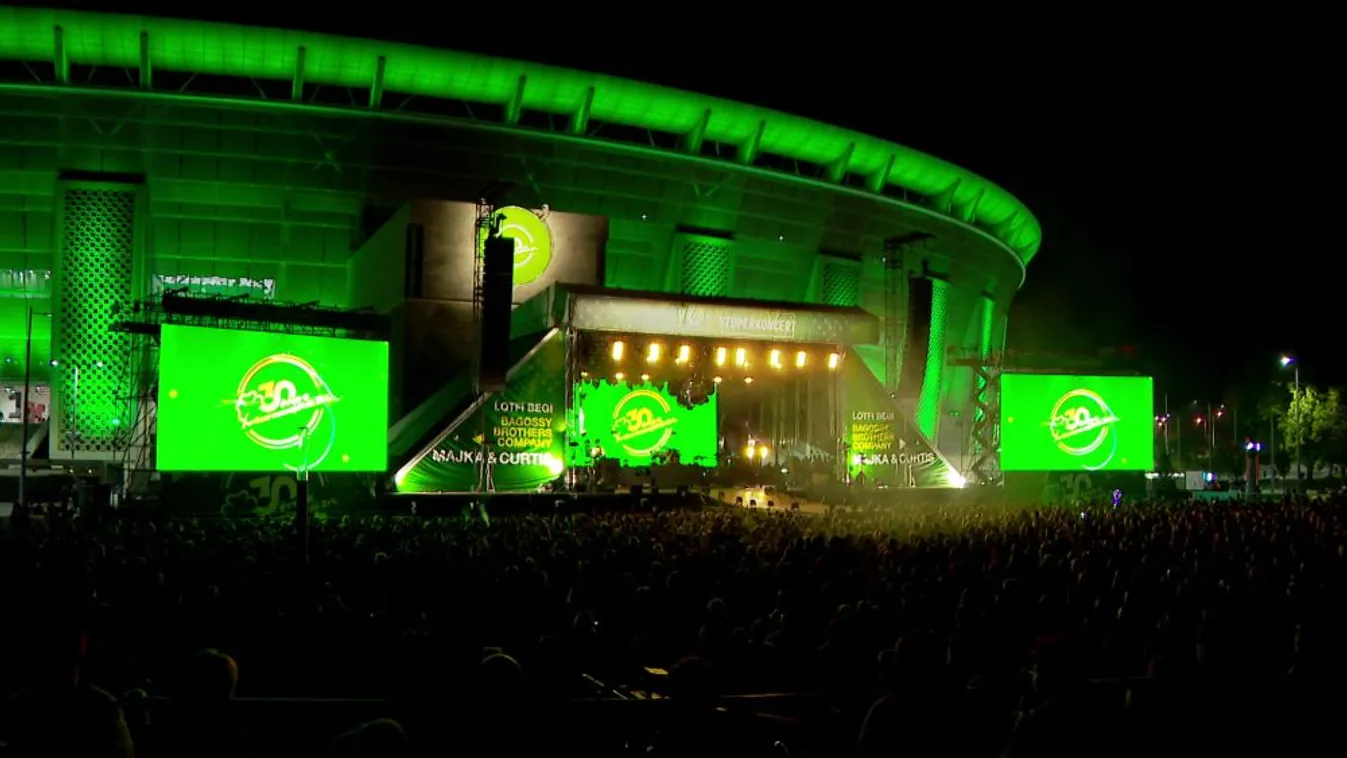 Szuperkoncert a Puskás Aréna Szoborparkban