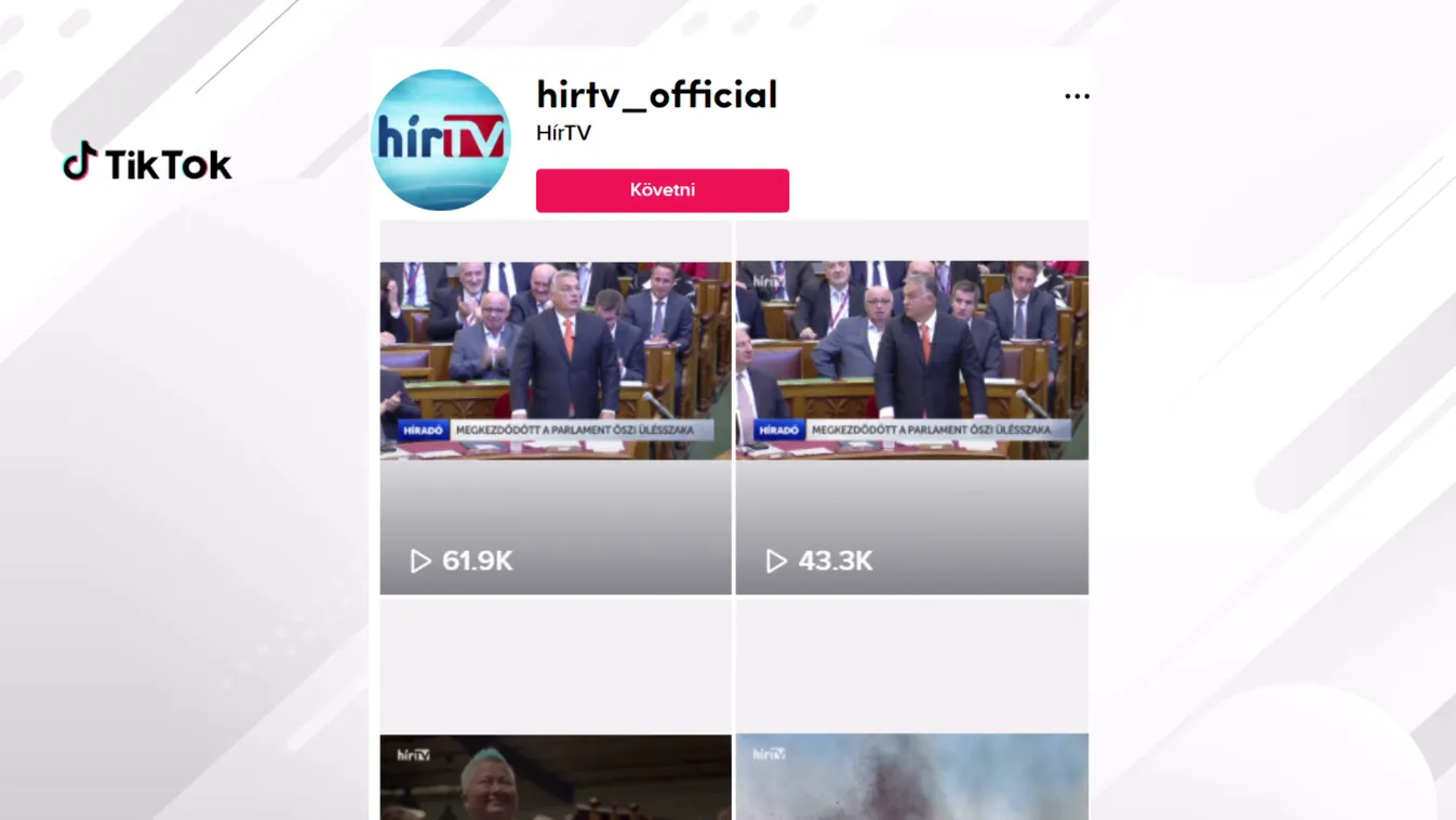Elindult a Hír TV TikTok csatornája