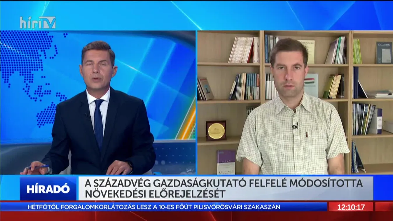 A Századvég Gazdaságkutató felfele módosította a növekedési előrejelzését