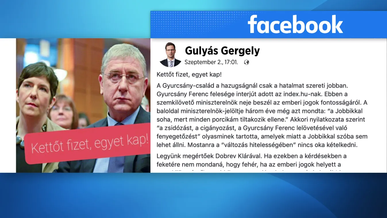 Gulyás Gergely: A Gyurcsány-család a hazugságnál csak a hatalmat szereti jobban