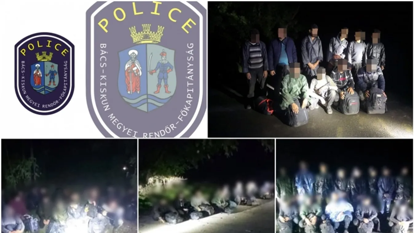 54 határsértő Bács-Kiskun megyében