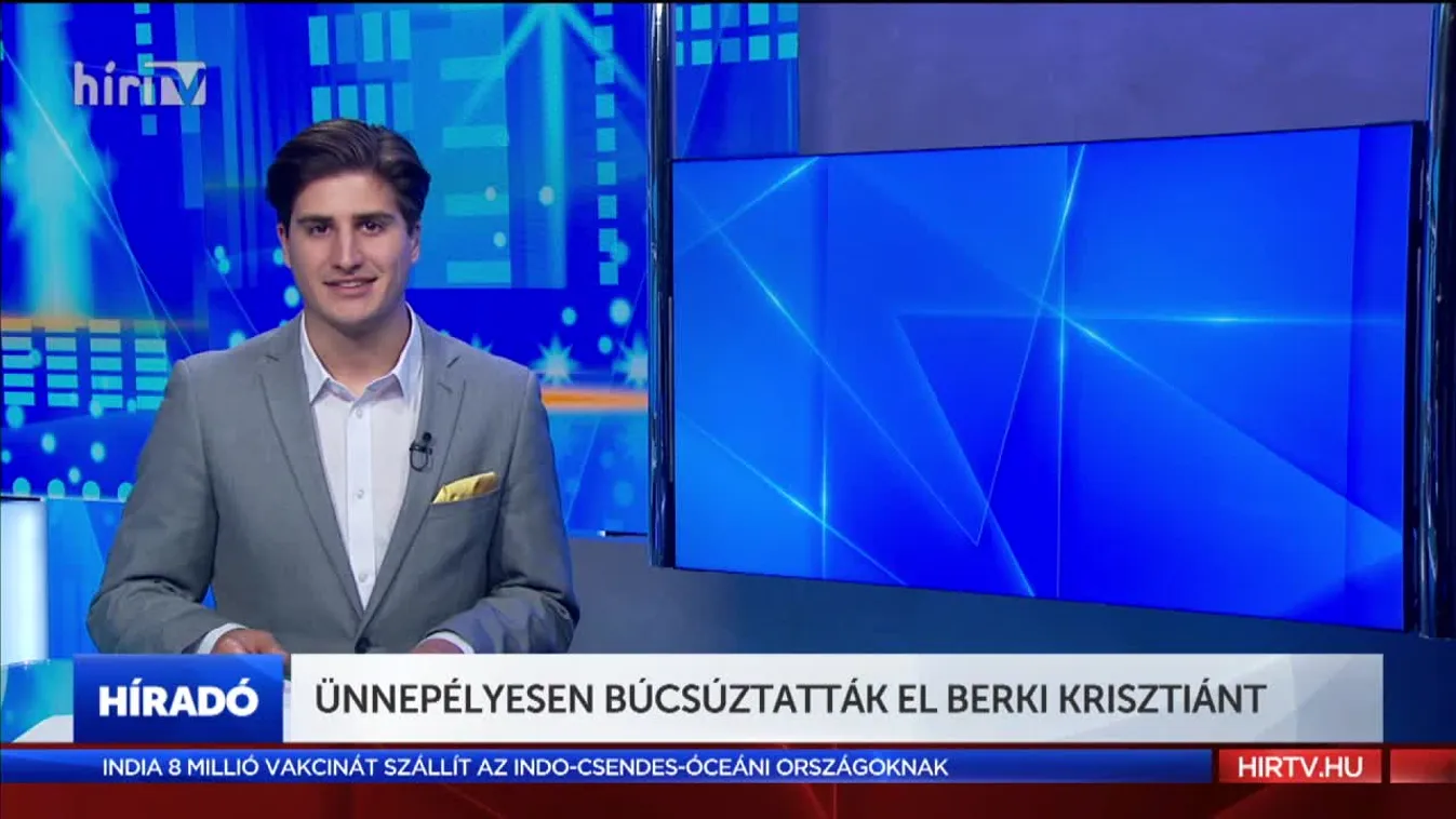 Ünnepélyesen búcsúztatták el Berki Krisztiánt