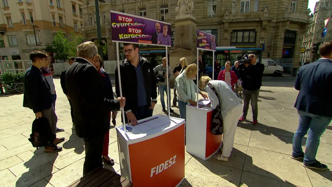 Elindult az aláírásgyűjtés a Stop, Gyurcsány! Stop, Karácsony! petícióhoz