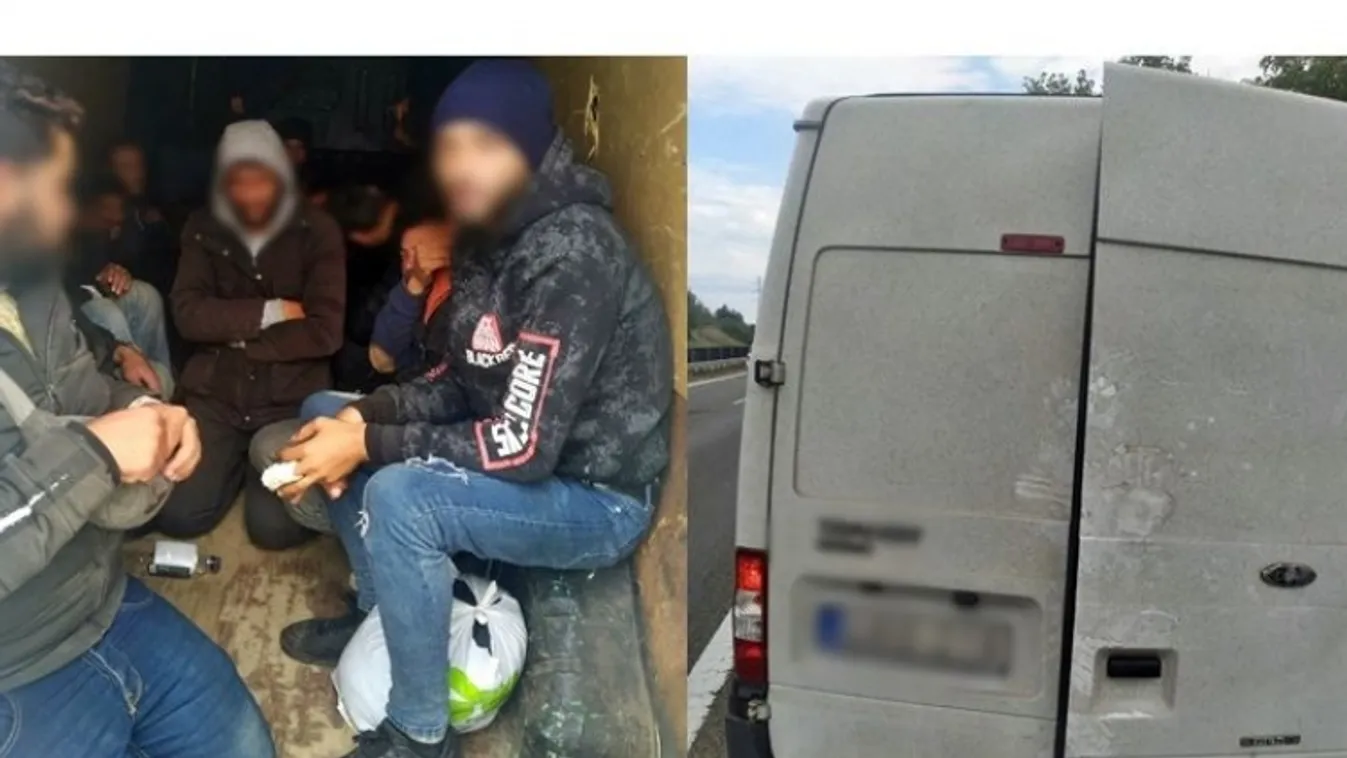 Győr térségében bukott le az embercsempész