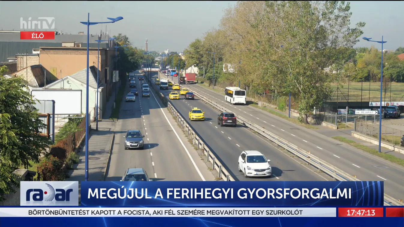 Radar: Megújul a ferihegyi gyorsforgalmi