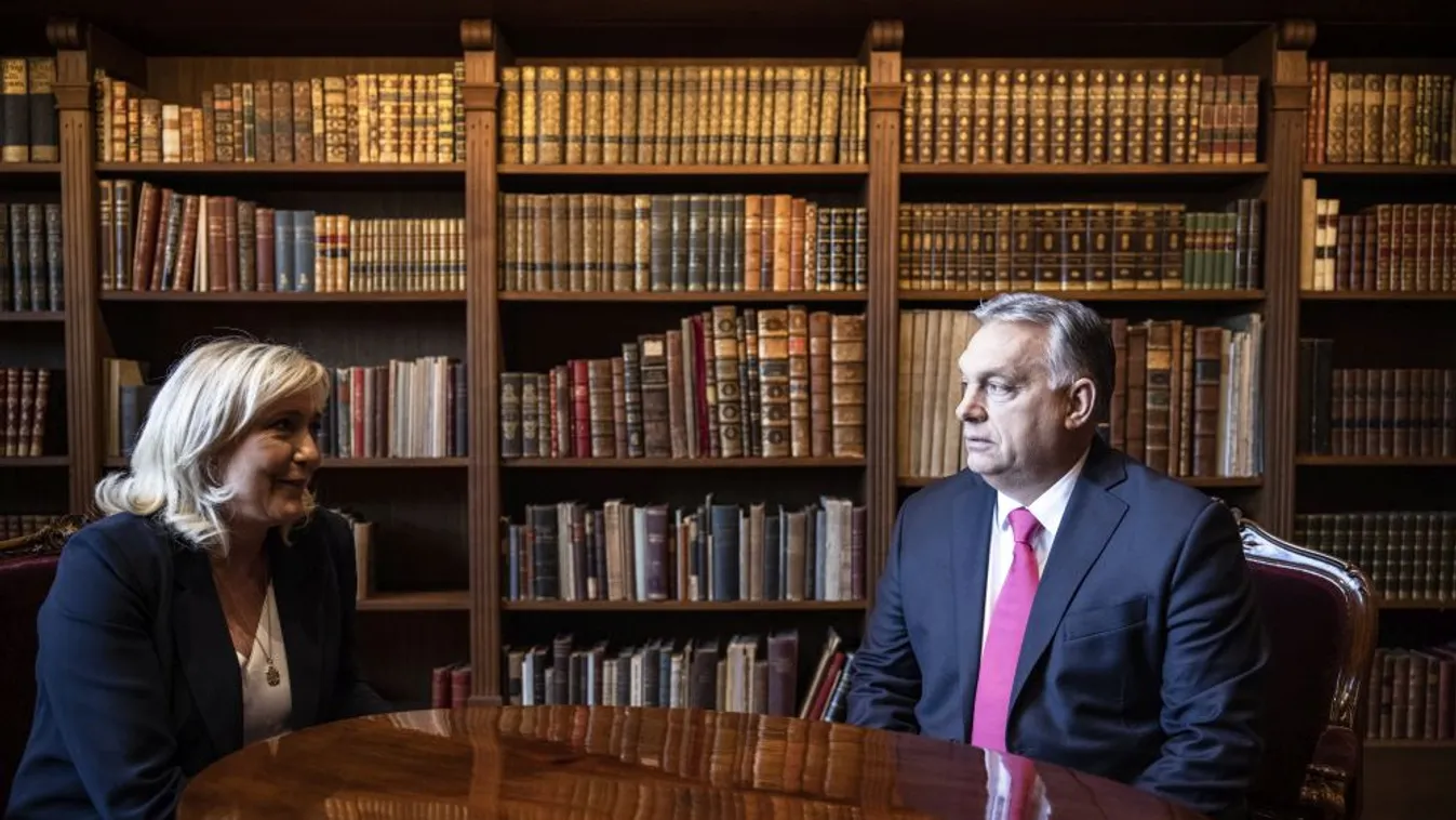 Orbán Viktor a Karmelita kolostorban fogadta Marine Le Pent