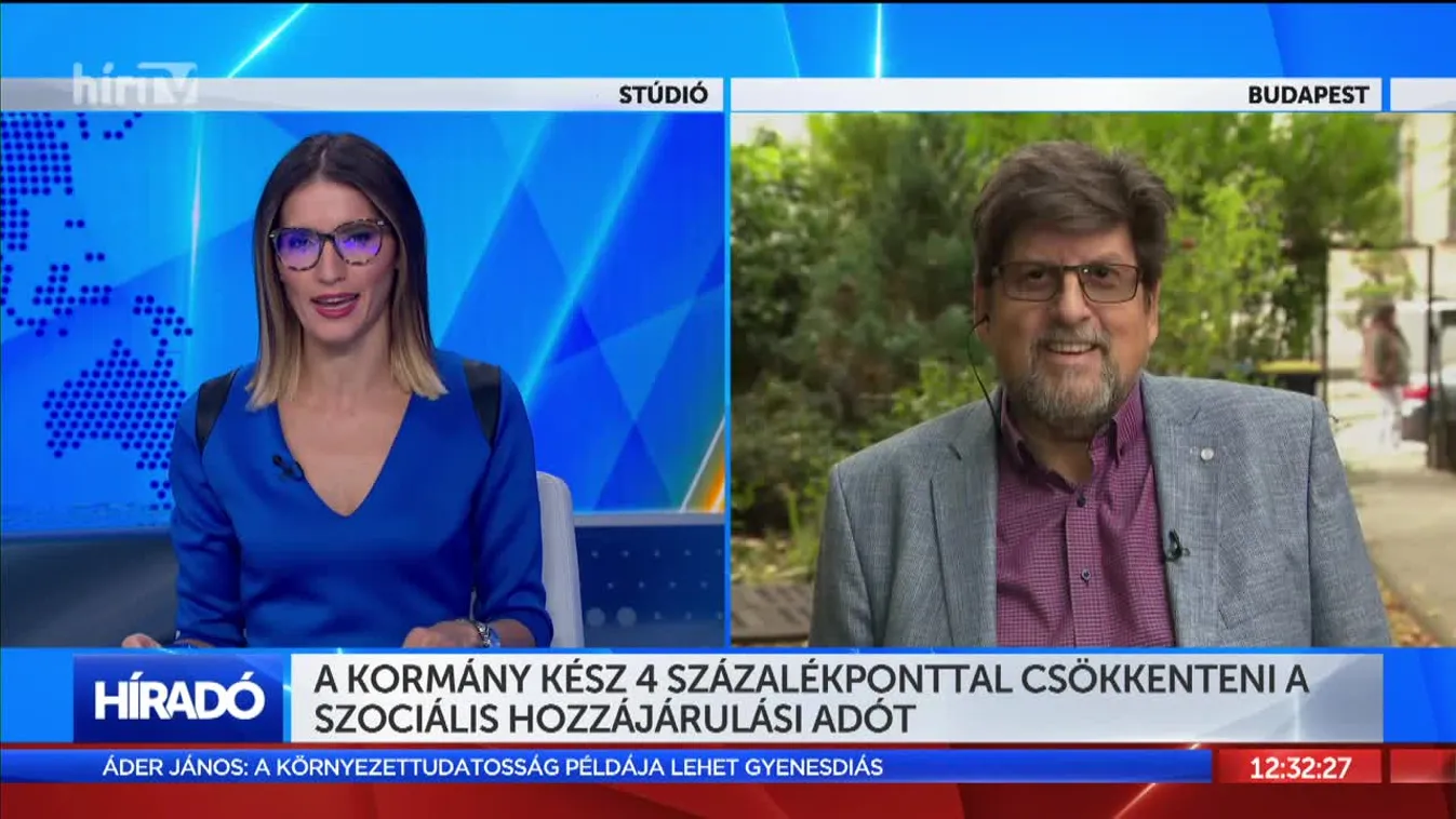 A kormány kész 4 százalékponttal csökkenteni a szociális hozzájárulási adót