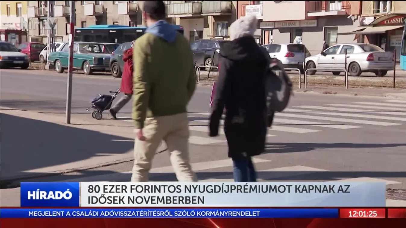 80 ezer forintos nyugdíjprémiumot kapnak az idősek novemberben