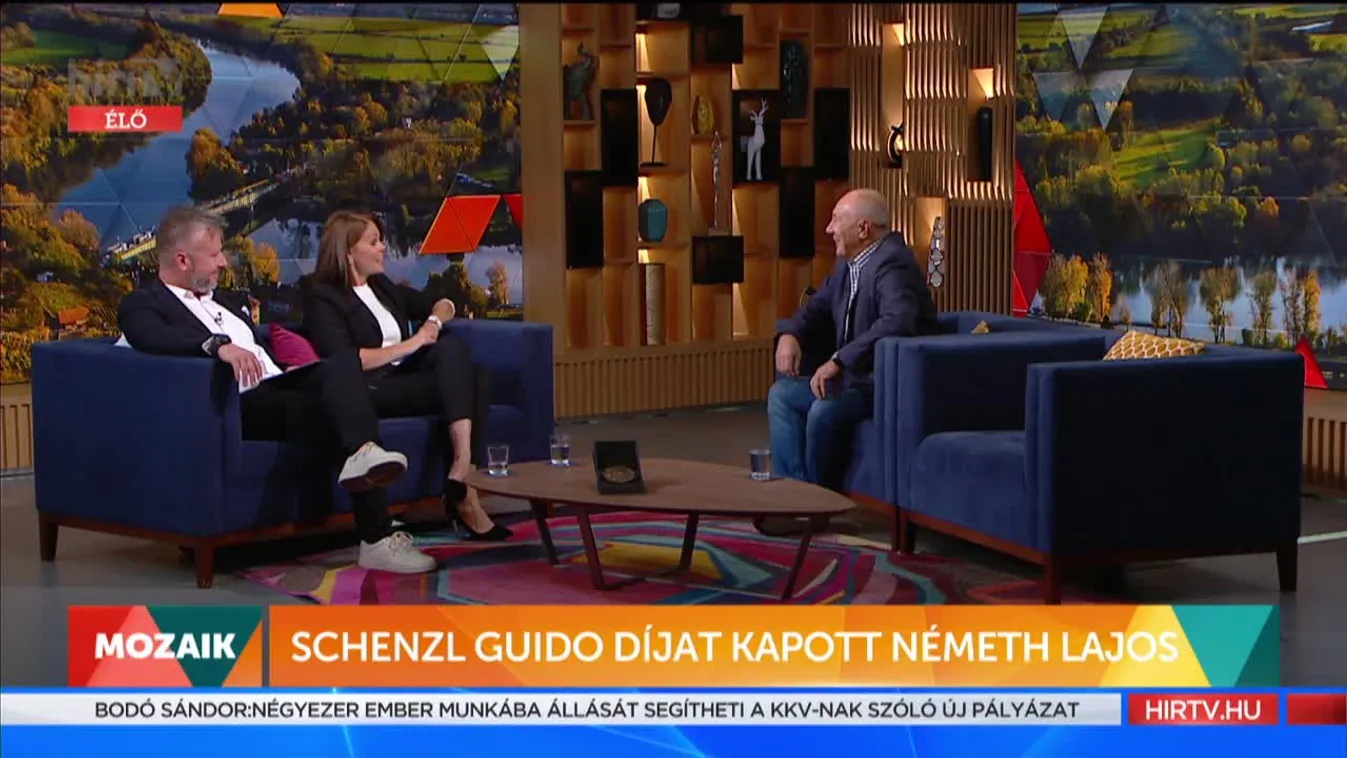 Mozaik - Schenzl Guido díjat kapott Németh Lajos (2021-10-06)