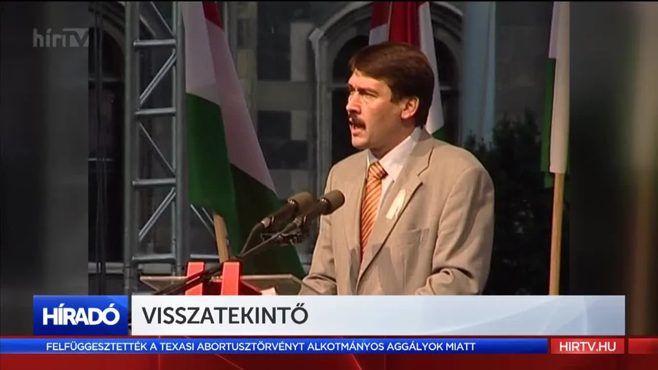 Visszatekintő - Áder János beszéde