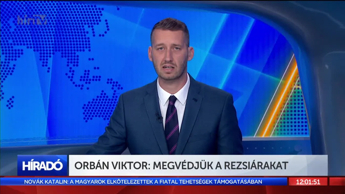Orbán Viktor: Megvédjük a rezsiárakat