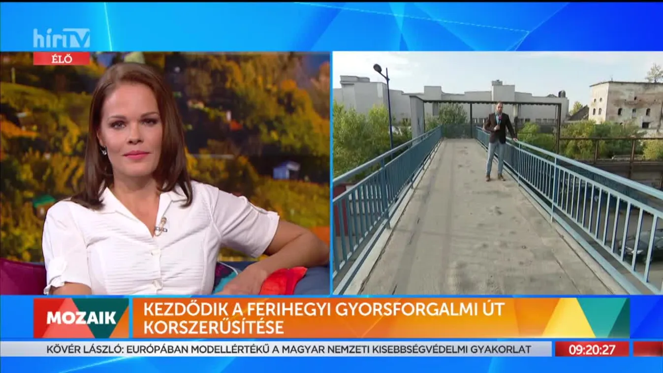 Mozaik - Kezdődik a ferihegyi gyorsforgalmi út korszerűsítése