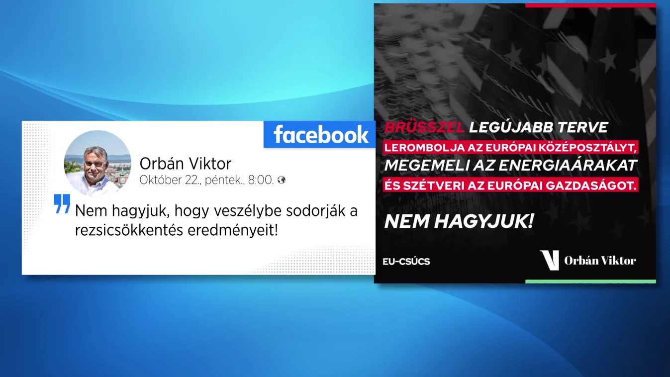 Orbán Viktor: Nem hagyjuk, hogy veszélybe sodorják a rezsicsökkentést
