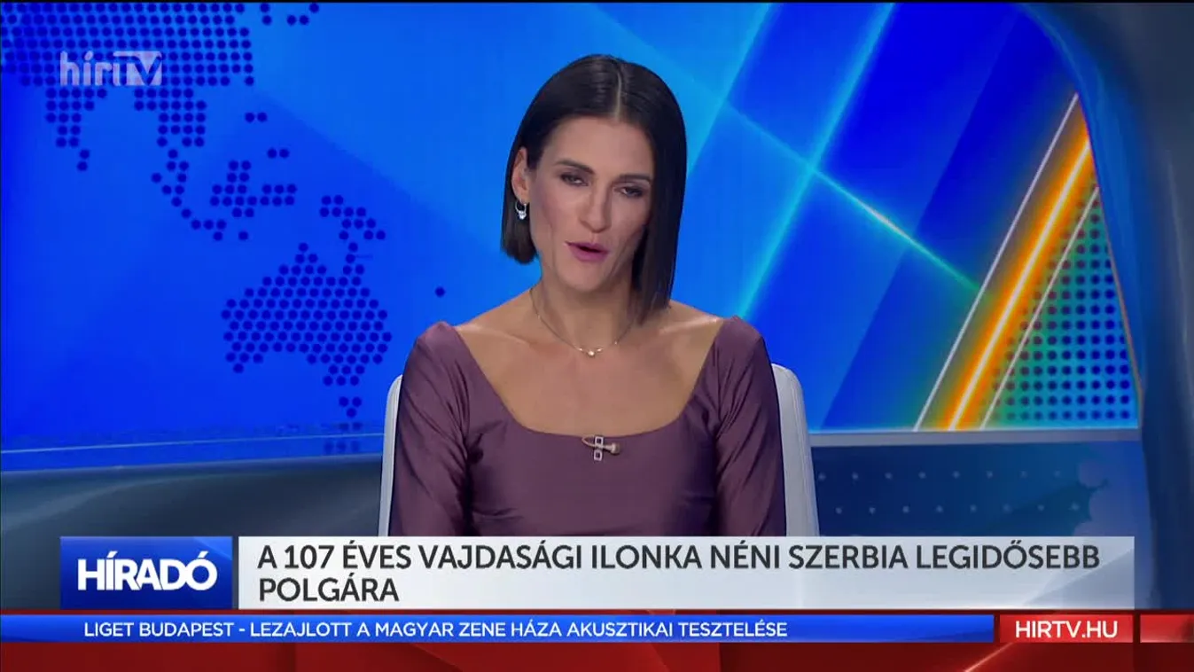 A 107 éves vajdasági Ilonka néni Szerbia legidősebb polgára