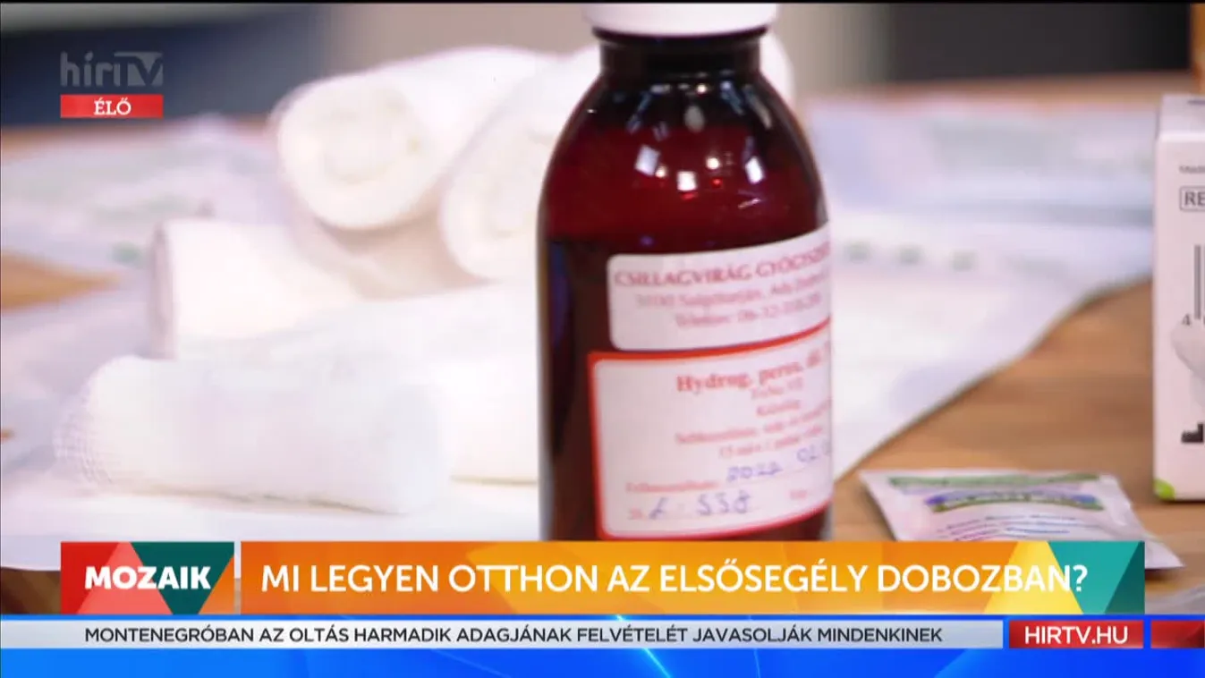 Mozaik - Mi legyen otthon az elsősegély dobozban? (2021-10-05)