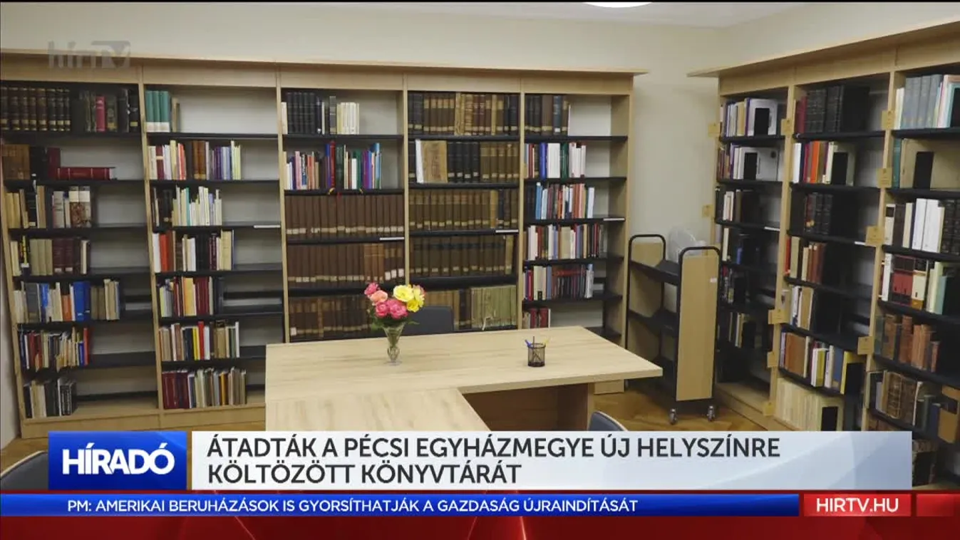 Átadták a Pécsi Egyházmegye új helyszínre költözött könyvtárát
