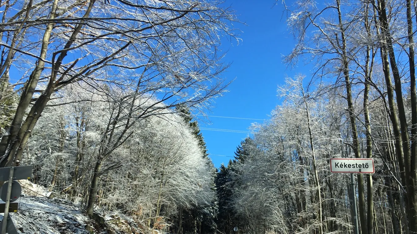 Keleten és nyugaton is havazott