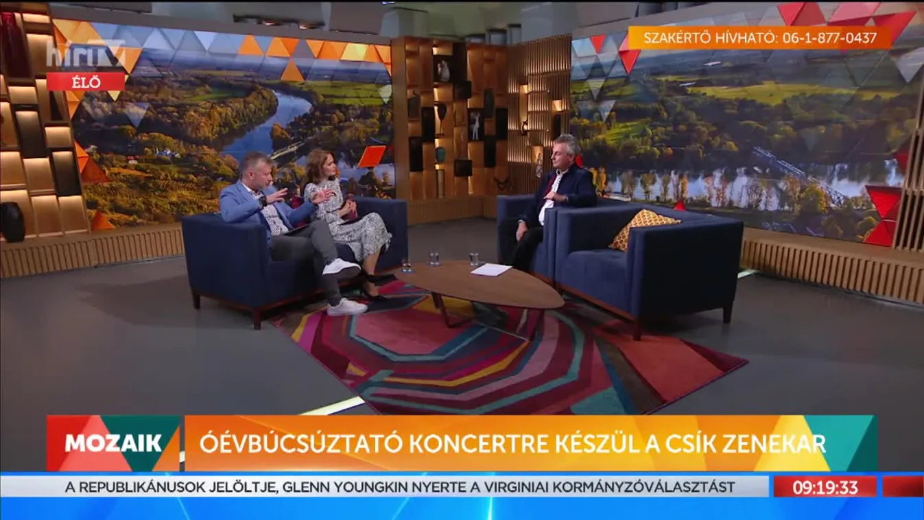 Mozaik - Óévbúcsúztató koncertre készül a Csík zenekar (2021-11-03)