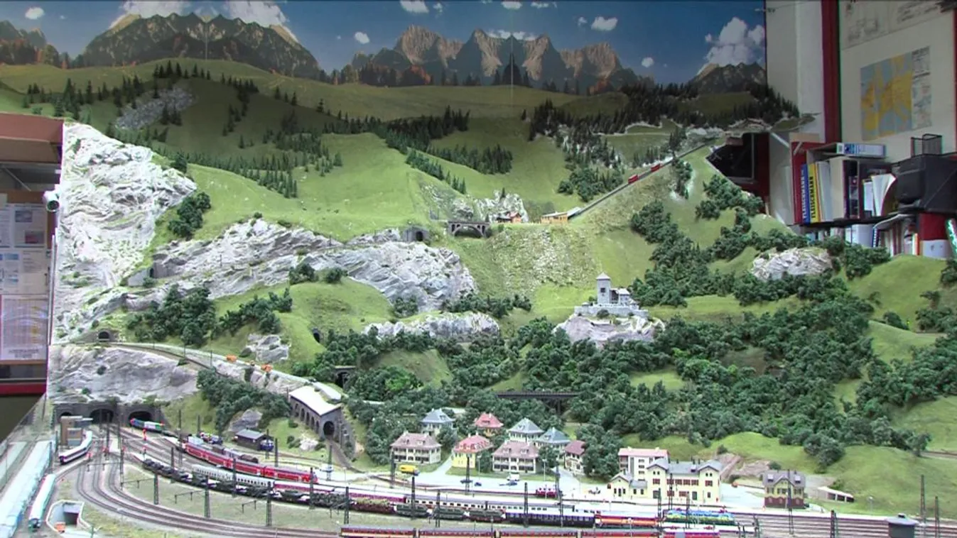 Vasútmodell parádé