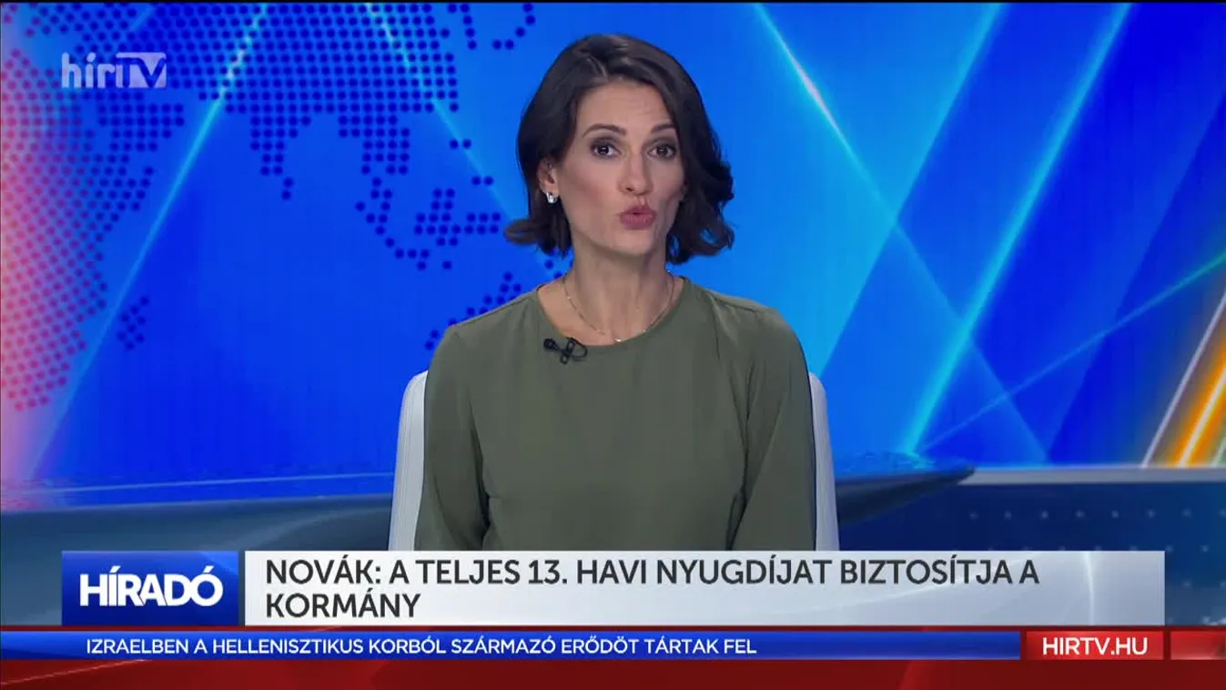 Novák: A teljes 13. havi nyugdíjat biztosítja a kormány