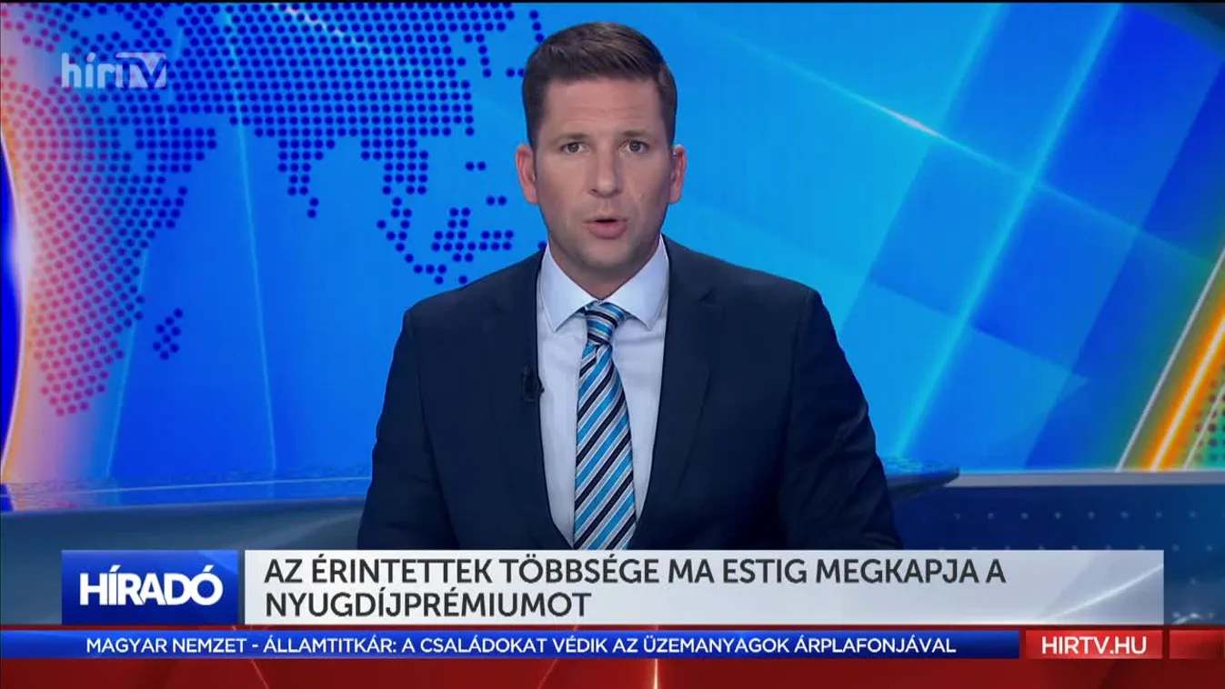 Az érintettek többsége ma estig megkapja a nyugdíjprémiumot