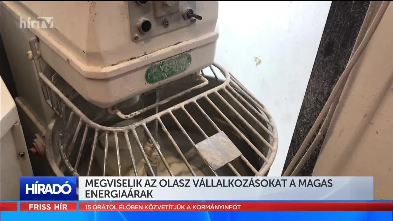 Megviselik az olasz vállalkozásokat a magas energiaárak