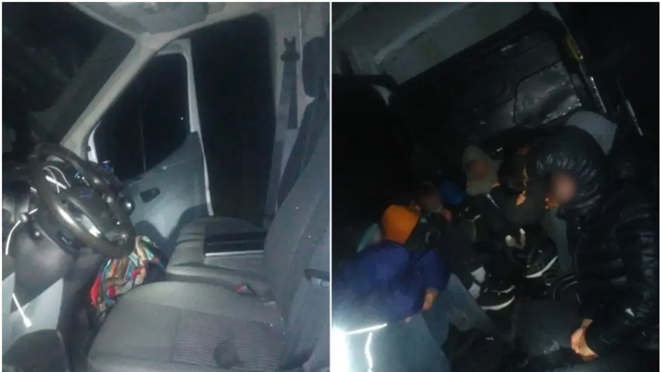 Egy időben fogták el az embercsempészt és tartóztattak fel egy migránscsoport